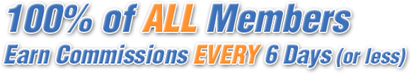 100% Of Ultimate Power Profits Team Build 1 Members Earn Commissions Every 6 Days Or Less.